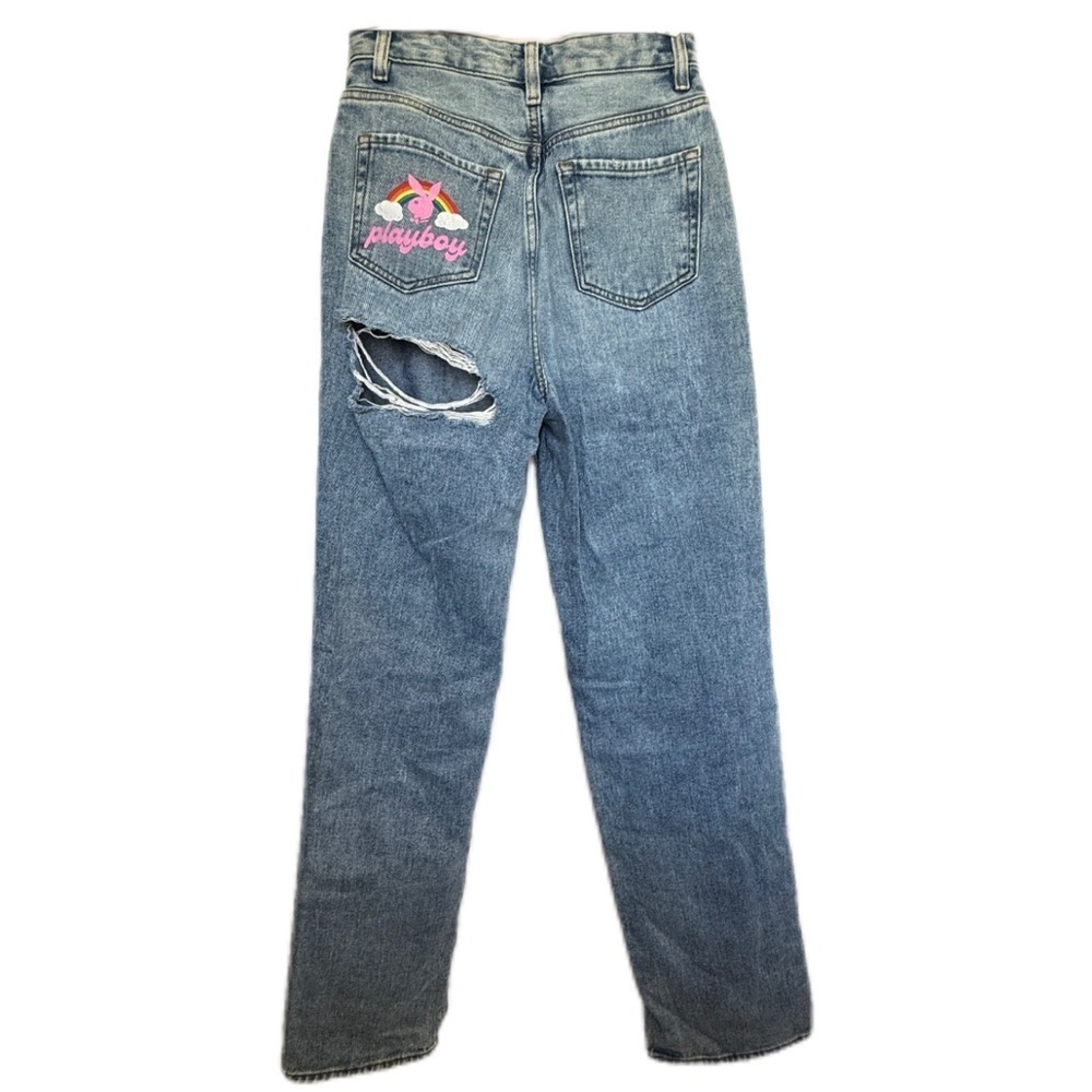 Playboy x PacSun High-Waisted Straight Leg Jeans - Picture 2 of 5